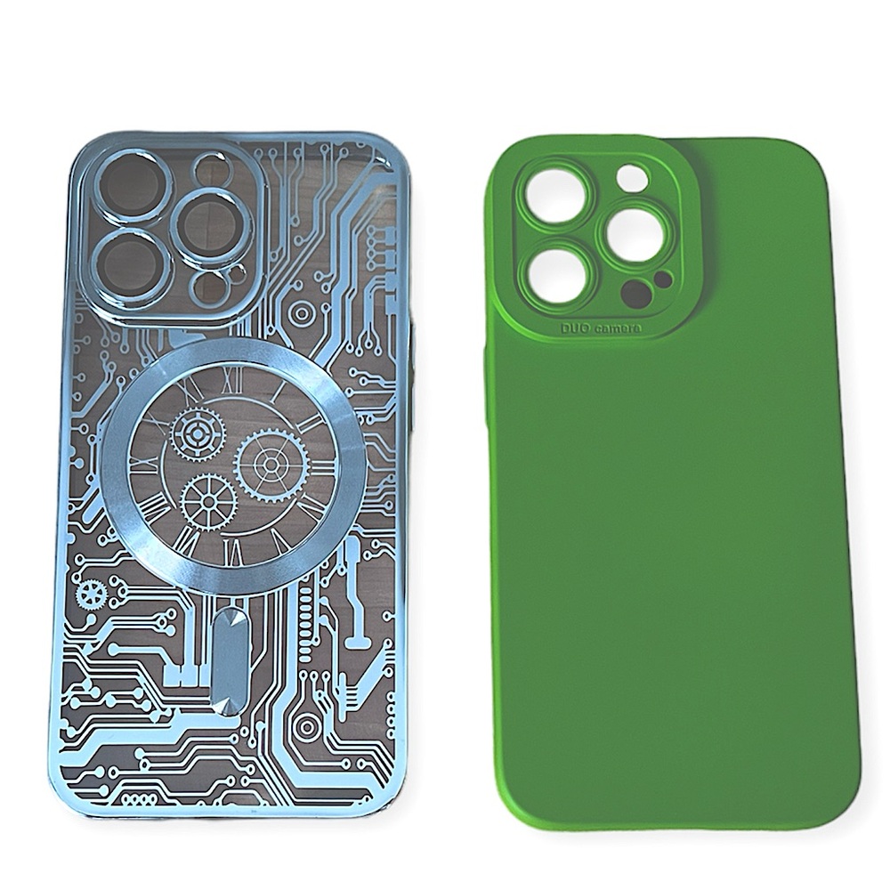 Set of iPhone 13 Pro cases.